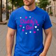 Daddy's Girl Shirt With Pink Lettering Men's Casual T-Shirt Royal Blue Daddy's Girl Shirt With Pink Lettering Men's Casual T-Shirt Royal Blue