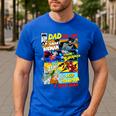 DC Comics Father's Day Justice League Dad Attributes Men's Casual T-Shirt Royal Blue