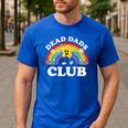 Dead Dads Club Inappropriate Cringe Adult Raunchy Men's Casual T-Shirt Royal Blue