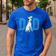 Disney 101 Dalmatians Pongo And Penny Dad Men's Casual T-Shirt Royal Blue