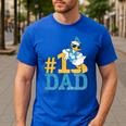 Disney Donald Duck Number One Dad Sunglasses Father's Day Men's Casual T-Shirt Royal Blue Disney Donald Duck Number One Dad Sunglasses Father's Day Men's Casual T-Shirt Royal Blue