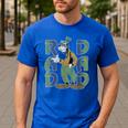 Disney Goofy Rad Dad Men's Casual T-Shirt Royal Blue