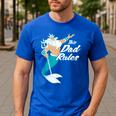 Disney The Little Mermaid King Triton Dad Men's Casual T-Shirt Royal Blue Disney The Little Mermaid King Triton Dad Men's Casual T-Shirt Royal Blue