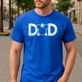 Disney Mickey Mouse Dad Small Men's Casual T-Shirt Royal Blue Disney Mickey Mouse Dad Small Men's Casual T-Shirt Royal Blue