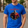 Disney Pixar The Incredibles 2 Mr Incredible Vintage Dad Men's Casual T-Shirt Royal Blue Disney Pixar The Incredibles 2 Mr Incredible Vintage Dad Men's Casual T-Shirt Royal Blue