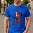 Disney Pixar The Incredibles Father's Day Incredible Dad Men's Casual T-Shirt Royal Blue Disney Pixar The Incredibles Father's Day Incredible Dad Men's Casual T-Shirt Royal Blue