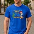 Disney And Pixar's Toy Story Dad Of The Birthday Cowgirl Men's Casual T-Shirt Royal Blue
