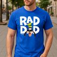 Disney Rad Dad Men's Casual T-Shirt Royal Blue