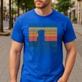 Dog Berner Dad Vintage Bernese Mountain Dad Men's Casual T-Shirt Royal Blue Dog Berner Dad Vintage Bernese Mountain Dad Men's Casual T-Shirt Royal Blue