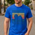 Dog Havanese Dad Vintage Havanese Dad Men's Casual T-Shirt Royal Blue Dog Havanese Dad Vintage Havanese Dad Men's Casual T-Shirt Royal Blue