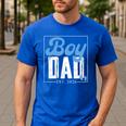 Expecting Dad Of Boy Est 2026 Father's Day Son-Dad To Be Men Men's Casual T-Shirt Royal Blue