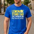 Family Lemonade Stand Dad Men's Casual T-Shirt Royal Blue