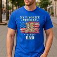 Father Veterans Day My Favorite Veteran Is My Dad Proud Kids Men's Casual T-Shirt Royal Blue Father Veterans Day My Favorite Veteran Is My Dad Proud Kids Men's Casual T-Shirt Royal Blue