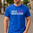 Father's Day Dad From Girl Outnumbered Men's Casual T-Shirt Royal Blue