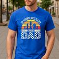 My Favorite Chess Player Calls Me Dad Chess Dad Chess Player Men's Casual T-Shirt Royal Blue
