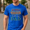 My Favorite Engineer Calls Me Dad Engineer Dad Men's Casual T-Shirt Royal Blue