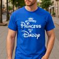 My Favorite Princess Calls Me Daddy Daddy Daughter T-Shirt Men's Casual T-Shirt Royal Blue