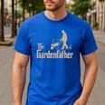 Gardening For Men Gardener Dad The Gardenfather Men's Casual T-Shirt Royal Blue