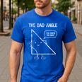 Geometry Shirts For Dads Who Love Math Father's Day Men's Casual T-Shirt Royal Blue