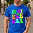 In My Glowing Dad Era Groovy Colorful Bright Men's Casual T-Shirt Royal Blue