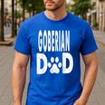 Goberian DAD Dog Owner Men Women Men's Casual T-Shirt Royal Blue