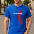 God Of Boy Dad Video Game Tshirt Father's Day Edition Men's Casual T-Shirt Royal Blue God Of Boy Dad Video Game Tshirt Father's Day Edition Men's Casual T-Shirt Royal Blue