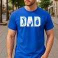 Golfing Dad Golf Lover Golfing Putter Golfer Men's Casual T-Shirt Royal Blue