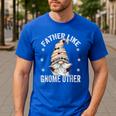 Grandpa Fathers Day Gnome For Men And Best Dad Pun Men's Casual T-Shirt Royal Blue