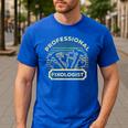 Handyman For Men Women Dad Fixologist Carpenter Tools Men's Casual T-Shirt Royal Blue