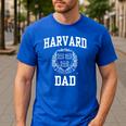 Harvard University Crimson Official NCAA Dad OCIMPHVU001 Men's Casual T-Shirt Royal Blue
