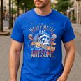 Heavy Metal Cooler Dad Punk Rock Music Lover Men's Casual T-Shirt Royal Blue