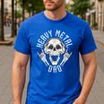 Heavy Metal Dad Shirt Rock Metalhead Heavy Metal Dad Men's Casual T-Shirt Royal Blue Heavy Metal Dad Shirt Rock Metalhead Heavy Metal Dad Men's Casual T-Shirt Royal Blue