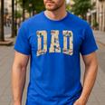 Hunting Dad Duck Camouflage Camo Waterfowl Duck Camo Men Men's Casual T-Shirt Royal Blue Hunting Dad Duck Camouflage Camo Waterfowl Duck Camo Men Men's Casual T-Shirt Royal Blue