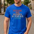 Husband Dad Grandpa 94 Year Old Legend 94th Bday Men Men's Casual T-Shirt Royal Blue