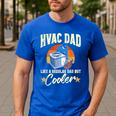 HVAC Dad But Cooler HVAC Technician Father Men's Casual T-Shirt Royal Blue