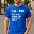 HVAC Dad Definition HVAC Technician Men's Casual T-Shirt Royal Blue