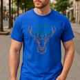 IAM The Meister Jaegermeister Dad Mom Deer Men's Casual T-Shirt Royal Blue IAM The Meister Jaegermeister Dad Mom Deer Men's Casual T-Shirt Royal Blue