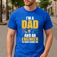 I'm A Dad And Engineer Father Day Engineering Men's Casual T-Shirt Royal Blue