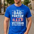 I'm A Dad Pawpaw And A Veteran Shirt Men Grandpa Fathers Day Men's Casual T-Shirt Royal Blue I'm A Dad Pawpaw And A Veteran Shirt Men Grandpa Fathers Day Men's Casual T-Shirt Royal Blue