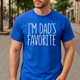 I'm Dad's Favorite Shirt Son Daughter Boy Girl Favorite Kid Men's Casual T-Shirt Royal Blue