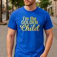 I'm The Golden Child For MomDad's Favorite Child T-Shirt Men's Casual T-Shirt Royal Blue