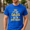 It's My Dad's 60th Birthday 60 Years Old Men's Casual T-Shirt Royal Blue