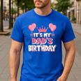 It's My Dad's Birthday Celebration Small Men's Casual T-Shirt Royal Blue It's My Dad's Birthday Celebration Small Men's Casual T-Shirt Royal Blue