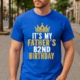 It's My Father's 82nd Birthday 82 Years Old Dad Men's Casual T-Shirt Royal Blue It's My Father's 82nd Birthday 82 Years Old Dad Men's Casual T-Shirt Royal Blue