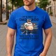 It's Not A Dad Bod It's Father Figure Fat Cat Vintage Men's Casual T-Shirt Royal Blue It's Not A Dad Bod It's Father Figure Fat Cat Vintage Men's Casual T-Shirt Royal Blue
