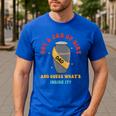 Got A Jar Of Dirt Dad And Guess What's Inside It Men's Casual T-Shirt Royal Blue