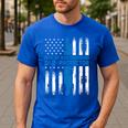 Jesus God Religious Man Of God Husband Dad Protector Men's Casual T-Shirt Royal Blue Jesus God Religious Man Of God Husband Dad Protector Men's Casual T-Shirt Royal Blue
