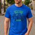 Jurassic World Best Dad Ever Men's Casual T-Shirt Royal Blue