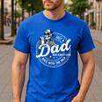 Just A Dad Who Always Came Back With The Milk Men's Casual T-Shirt Royal Blue