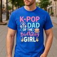 K-Pop Dad Of The Birthday Girl Men's Casual T-Shirt Royal Blue
